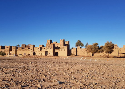 la visita de kasbah Amredil Marruecos